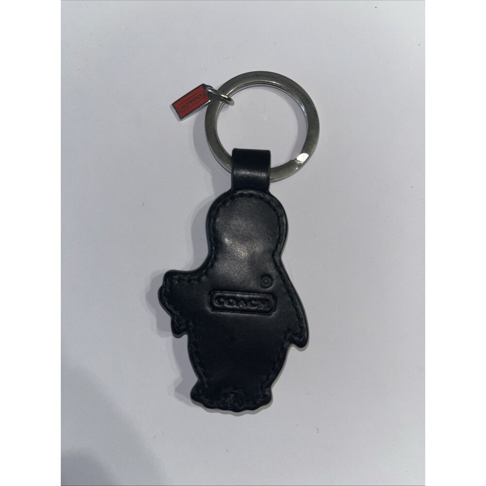Coach Penguin Multicolor Patent Leather Key Chain - Picture 2 of 2